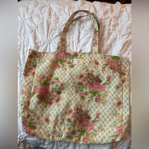 Sezane limited edition floral tote